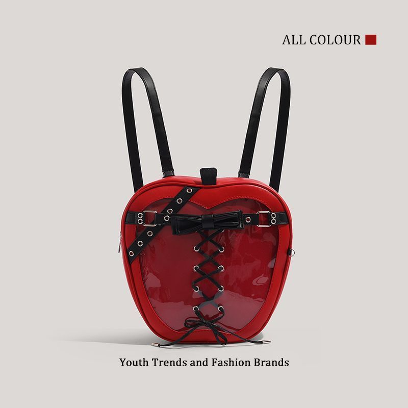 Original New Design Anime-Style Heart-Shaped Ita Bag Trendy Street Style Single-Shoulder Women's Bag Halloween Costume Doll Bag