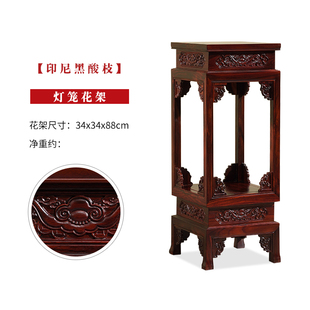 7T Indonesian Black Rosewood Flower STand Solid Wood Chinoiserie Living Room Spider Orchid Wide Leaf Rosewood AnTique PoThos Whole Indoor Flower STand