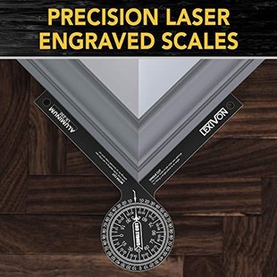 Cross-border 360 horizontal angle gauge protractor industrial woodworking angle ruler woodworking cutting locator 360 degree angle gauge