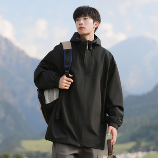 Jack Chuanyang Jacket Men's Spring and Autumn Couple's New American Style Outdoor Mountaineering Suit Casual Waterproof Jacket
