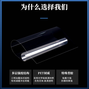 Counter Glass Protective Film Self-Adhesive Transparent Countertop Film Anti-Scratch Film Cigarette Cabinet Display Cabinet Glass Explosion-Proof Film