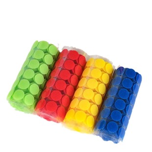 Round quiet back glue hook and loop double-sided strong back glue kindergarten diy handmade small dot self-adhesive direct sales