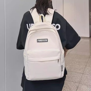 Wholesale New Backpack Schoolbag for Primary and Middle School Students Women's Casual Simple Nylon Large Capacity Backpack Lightweight Travel Bag