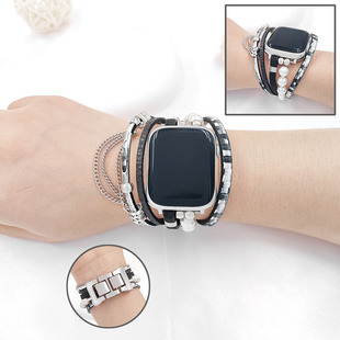 Для Apple Watch Ремешок iwatch1234567SE Поколение жемчужный кулон Ремешок