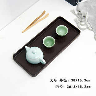 ⌒ Small Rectangular Plastic Kitchen Tabletop Storage Bathroom Washbasin Water Tray Storage Narrow
