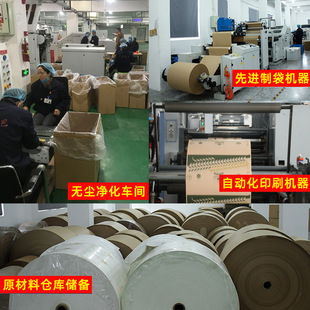 Kraft Paper Bag Square Bottom Portable Laminated Film Oil-proof Pointable logo Milk Tea Hamburger Snack Small Size Paper Bag