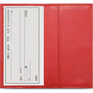 Cross-border rfid long check wallet ultra-thin checkbook check card holder multi-card PU check holder factory wholesale