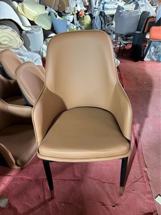 Nordic Style Soft Chair Modern Simple Skin-Friendly Material Cloud-Like Wrap Hotel Restaurant Home Dining Chair Soft Chair