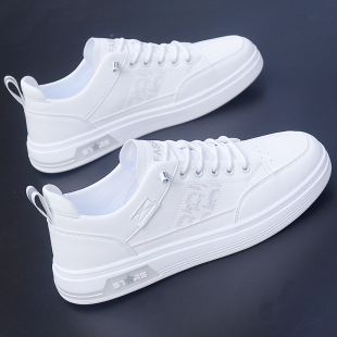 National Tide Brand Spring New Men's Shoes White Shoes Men's Tide Shoes All-match Color Matching Sports Casual Board Shoes Round Head Cloth