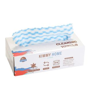 Dish Cloth Kitchen Disposable Lazy Dish Cloth Thickened Washable Dish Cloth Wet and Dry Dual-Use Drawable Scouring-Clean Cloth