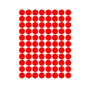 Обработка точечная цветная наклейка переделка ремонт Марк A5 точка наклейка мелованная бумага круглый клей наклейка этикетка