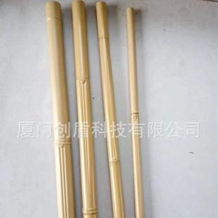 Simulation bamboo PVC bamboo tube ABS artificial bamboo pole semi-bamboo scenic villa fireproof bamboo ten years factory direct supply price