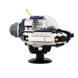 Подлинная украшение Diy Deep Sea Pavilion Moth Космический корабль Модель Циклоп Гигант строительная игрушка-головоломка