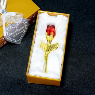 Factory Direct Crystal Rose Crafts AliExpress Explosions Valentine's Day Gift Wedding Gift Ornaments