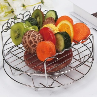 Removable Layer Barbecue Rack 304 Stainless Steel Net Rack Household Storage Rack Vegetable and Fruit Rack Multi-Layer Food Rack