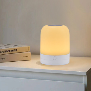 Новый сенсорный Красочный ночник Smart USB зарядка красочная атмосфера изменение цвета сенсорная Регулировка кормления Кемпинг лампа