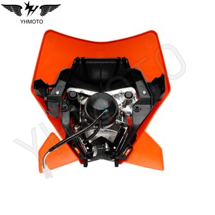 Мотокросс мото фары в сборке фар для KTM EXC EXC-F 2024 оранжевый