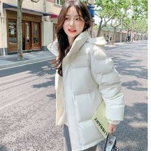 Van Quinn 2024 High School Students Down Cotton-padded Coat Women's Winter New Loose Thickened Small Sweet Girl's Coat
