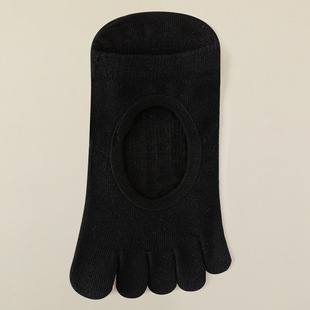 Sweat-absorbent Yoga Socks Non-slip Professional Five-finger Socks Women's Indoor Sports Fitness Rope Skipping Pilates Socks Toe Socks