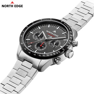 Оптовая продажа NORTH EDGE новый LONGWINGS Солнечная зарядка из нержавеющей стали ремешок умные часы
