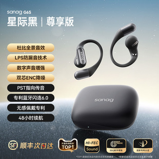 Сенна G6S Bluetooth-гарнитура висячих ушей воздухоскостная проводимость открыта без ушей для беспроводных видов спорта 2024 новый