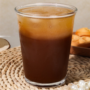Korean Ins Style Backmouth Transparent Glass Water Cup American Style Cold Extract Ice Latte Coffee Cup Milk Cup Cold Drink Cup