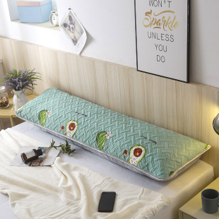 Spring and summer double long clause pillowcase 1.2/1.5m 1.8 extended pillow cover couple couple cartoon pillow cover