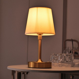 Fabric Table Lamp Charging Touch Nightlight USB Charging Small Table Lamp Simple Bedside Lamp Atmosphere Decorative Table Lamp