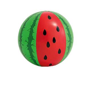 In stock watermelon beach ball inflatable thickened giant decoration party outdoor sports 90cm auxiliary swimming and playing