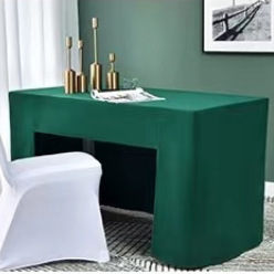 Table Mud Tablecloth Thickened Hotel Meeting Tablecloth Tenny Table Skirt Rectangular Business Office Table Cover Table Cover