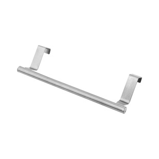 In-Stock Stainless Steel Kitchen and Bathroom Cabinet Door Single Rod Towel Bar, No-Drill Hanging Door Towel Rack, Back-Mounted Hanger