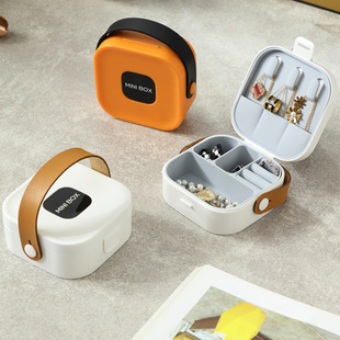 Simple Cross-border Portable Storage Jewelry Box Earrings Earrings Necklace Rings Jewelry Box Jewelry Storage Jewelry Box