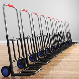 Hand Trolley Foldableing Cargo Handling Household Grocery Shopping Trailer Shopping Trolley Portable Luggage Trolley