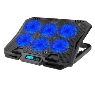 Cross-border X6 notebook heat dissipation base with display screen multi-speed adjustment notebook heat dissipation bracket speed control radiator