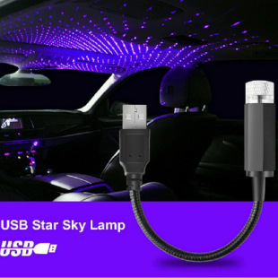 Атмосфера автомобиля свет USB плагин автомобиля декоративная Атмосфера свет модифицированный автомобиль атмосфера светло-фиолетовый синий свет крыши