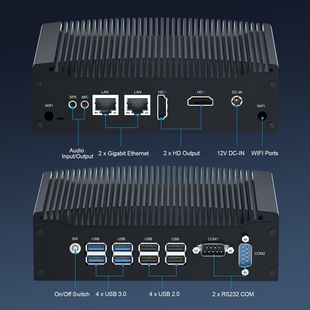 HYSTOU новый безвентиляторный i5-1235U двойной HDMI промышленный небольшой хост MINI ПК промышленный компьютер оптовая продажа