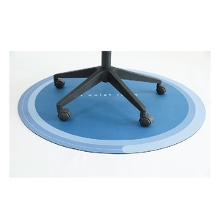 Nordic Round Carpet Office Study Computer Learning Chair Floor Mat Home Reading Area Swivel Chair Non-Slip Mat