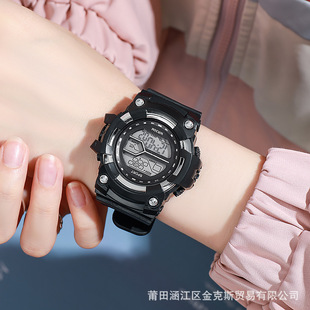 Watch Men's and Women's Junior High School Students Teenagers Men's Luminous Multifunctional Sports Waterproof Children's and Girls' Electronic Watch