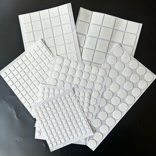 Круглый прозрачный акриловый двухсторонний клей