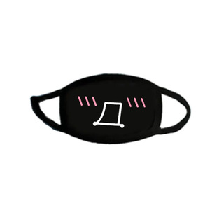 Black Mask Thickened Foreign Trade Personality Expression Funny Mask Funny Dustproof Printed Mask