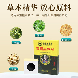 Factory wholesale Sanfu paste summer wormwood Sanjiu paste household moxibustion acupoint paste outdoor warm paste