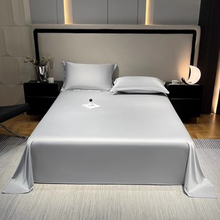 2025 new ice silk mat bed hat single summer bed cover set three-piece all-inclusive mattress protection cover dust cover