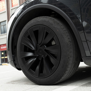 Applicable to the new version of Tesla modelY wheel hub cover all-inclusive border cutting car modification