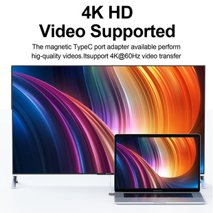 PD100W адаптер 5A Быстрая зарядка подходит для ноутбука Apple MacBook USB 3.1 Магнитный адаптер