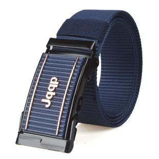 New men's canvas belt nylon smooth buckle belt extended breathable military training press buckle belt manufacturers wholesale