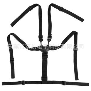 Baby stroller tram seat safety protection strap baby stroller three-five-point seat belt dining chair universal type