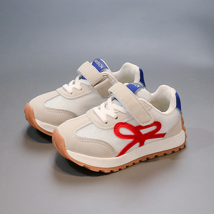 Children's Library Rabbit Children's Forrest Gump Shoes 2025 Spring and Autumn New Breathable Non-slip sneaker All-match Velcro Sneakers