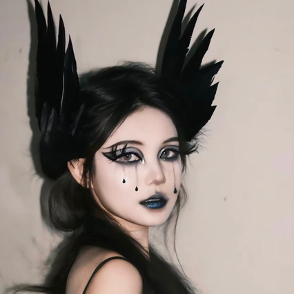 Halloween Feather Hair Accessories Black Angel Wings Cosplay Headwear Props Dark Elf Style Black Swan Hair Clip