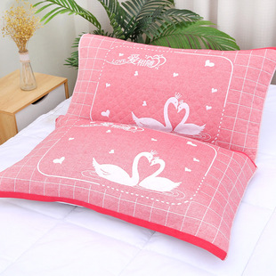 New cotton three-layer gauze fabric jacquard Gaoyang factory direct wholesale thickened adult gifts home wedding