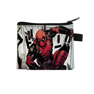 New Deadpool Cartoon Mini Children Student Coin Purse Cute Pink Card Bag Cross-border Wholesale Hot Sale
